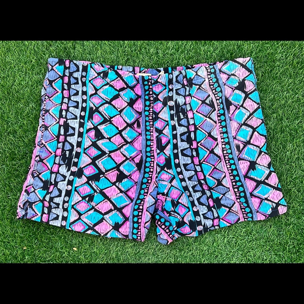 VTG St. John's Bay Swim Shorts Mens Size M 38” Drawstring Saved By The Bell Type